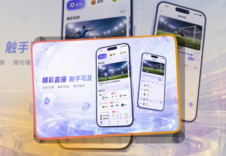 爱游戏 移动观赛入口 · App下载说明 · 比赛状态一眼看懂界面展示